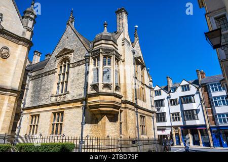 Ruskin School of Drawing and Fine Art, University of Oxford, von der Merton Street im Stadtzentrum von Oxford, Oxfordshire, England, Großbritannien Stockfoto