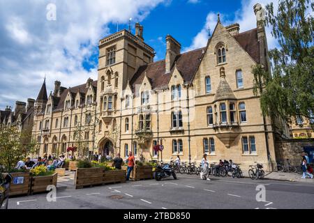 Balliol College, University of Oxford, an der Broad Street im Stadtzentrum von Oxford, Oxfordshire, England, Großbritannien Stockfoto