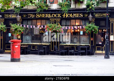 Sherlock Holmes Pub, Charing Cross, London, Region London, England, Vereinigtes Königreich Stockfoto