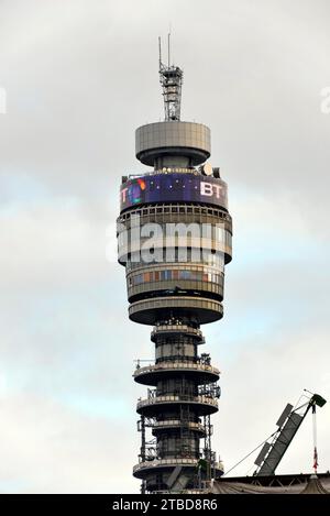 BT Tower, TV Tower, London, London, Region London, England, Vereinigtes Königreich Stockfoto