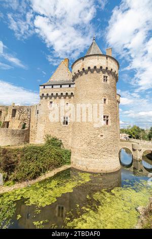 Château de Suscinio - Schloss Suscinio, Morbihan, Bretagne, Frankreich Stockfoto