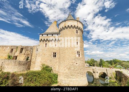 Château de Suscinio - Schloss Suscinio, Morbihan, Bretagne, Frankreich Stockfoto