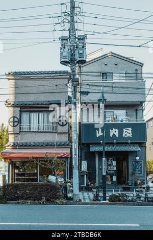 Traditionelle Gebäude in tokio, japan Stockfoto