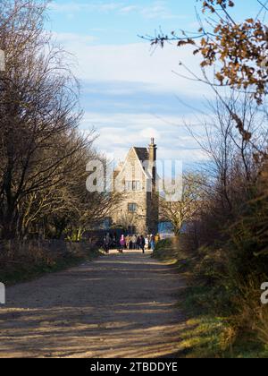 Taubenturm auf der Spitze der Terrassengärten Rivington Pike Belmont Lancashire UK Stockfoto