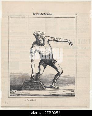 Es ist ziemlich unmöglich!!!, aus „News of the day“, veröffentlicht in Le Charivari, 28. März 1872 1960 von Honore Daumier Stockfoto