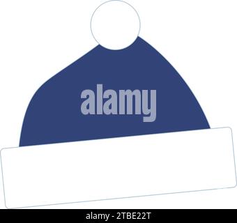 Farbige Wintermütze Icon Vektor Stock Vektor