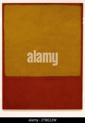 Untiltled 1956 von Mark Rothko im San Francisco Museum of Modern Art (SFMOMA) Stockfoto