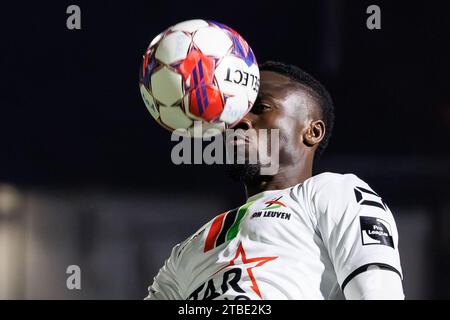 Knokke Heist, Belgien. Dezember 2023. Ignace Ndri von OHL wurde im Croky Cup 1/8 in Knokke-Heist am 6. Dezember 2023 in Knokke-Heist gezeigt. BELGA FOTO KURT DESPLENTER Credit: Belga Nachrichtenagentur/Alamy Live News Stockfoto