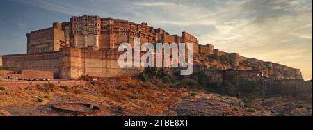 Mehrangarh Fort, Jodhpur, Rajasthan, Indien Stockfoto