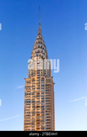 Chrysler Building bei Sonnenaufgang Stockfoto