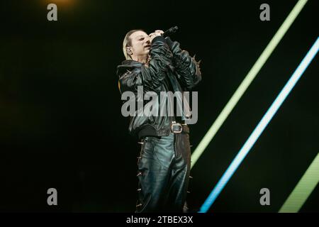 Irama & Rkomi leben im Mediolanum Forum Assago Stockfoto