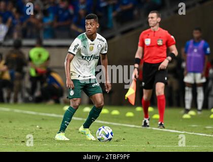 Belo Horizonte, Brasilien. Dezember 2023. Vanderlan of Palmeiras, während des Spiels zwischen Cruzeiro und Palmeiras, für die brasilianische Serie A 2023, im Mineirao Stadium in Belo Horizonte am 06. Dezember. Foto: Gledston Tavares/DiaEsportivo/Alamy Live News Credit: DiaEsportivo/Alamy Live News Stockfoto