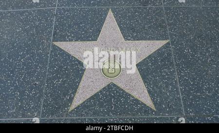 Hollywood, Kalifornien, USA 5. Dezember 2023 Comedian Groucho Marx Hollywood Walk of Fame Star am 5. Dezember 2023 in Hollywood, Kalifornien, USA. Foto: Barry King/Alamy Stock Photo Stockfoto