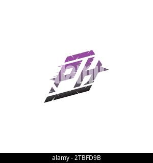 PH Initial Esport Logo Inspiration Ideen für Gaming Team, youtube, Twitch Stock Vektor