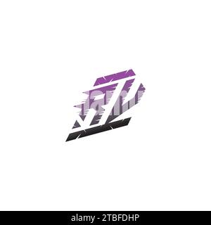 RV Initial Esport Logo Inspiration Ideen für Gaming Team, youtube, Twitch Stock Vektor