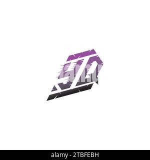 YQ Initial Esport Logo Inspiration Ideen für Gaming Team, youtube, Twitch Stock Vektor