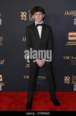 Los Angeles, USA. Dezember 2023. LOS ANGELES, USA. 6. Dezember 2023: Logan Marmino bei den Sentinel Awards 2023 im Writers Guild Theatre Picture Credit: Paul Smith/Alamy Live News Stockfoto