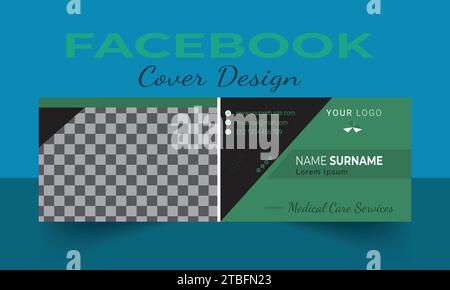 Social Media Cover Design. Cover für Facebook und LinkedIn, Post- und Story-Design, Instagram-Banner, Anzeigen oder Cover in sozialen Medien und YouTube-Miniaturansichten Stock Vektor