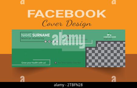 Social Media Cover Design. Cover für Facebook und LinkedIn, Post- und Story-Design, Instagram-Banner, Anzeigen oder Cover in sozialen Medien und YouTube-Miniaturansichten Stock Vektor