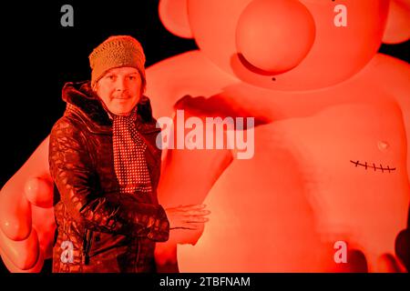 Lyon, Frankreich. Dezember 2023. Philippe Katerine während des Lichterfestes in Lyon am 6. Dezember 2023. Foto: Julien Reynaud/APS-Medias/ABACAPRESS.COM Credit: Abaca Press/Alamy Live News Stockfoto