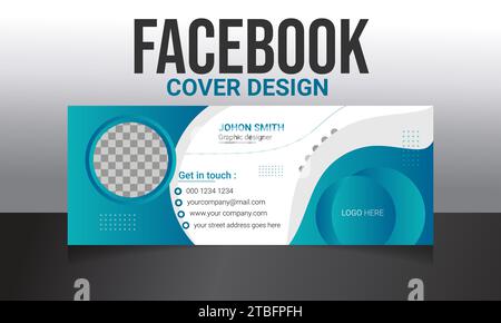 Social Media Cover Design. Cover für Facebook und LinkedIn, Post- und Story-Design, Instagram-Banner, Anzeigen oder Cover in sozialen Medien und YouTube-Miniaturansichten Stock Vektor