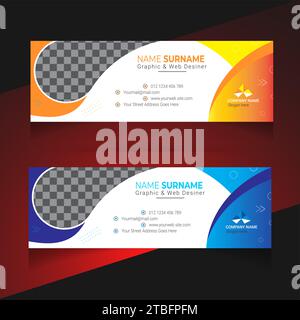 Social Media Cover Design. Cover für Facebook und LinkedIn, Post- und Story-Design, Instagram-Banner, Anzeigen oder Cover in sozialen Medien und YouTube-Miniaturansichten Stock Vektor