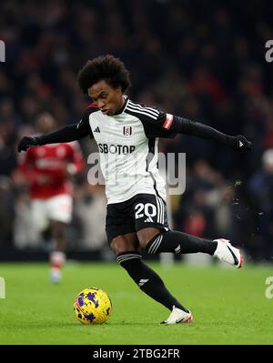 London, Großbritannien. Dezember 2023. Willian of Fulham während des Premier League-Spiels im Craven Cottage in London. Der Bildnachweis sollte lauten: David Klein/Sportimage Credit: Sportimage Ltd/Alamy Live News Stockfoto