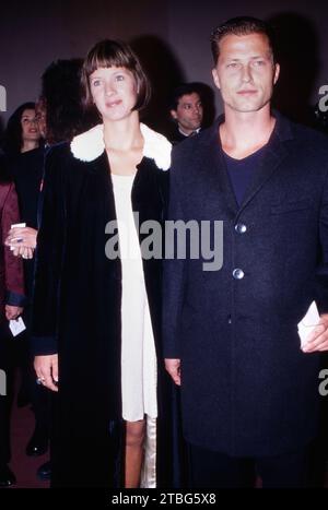 Schauspieler Til Schweiger mit Ehefrau Dana, bei einer Veranstaltung, um 1995. Stockfoto