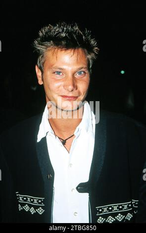 Fabian Harloff, deutscher Schauspieler, Hörspielsprecher, Synchronsprecher und Musiker, Deutschland um 1999. Stockfoto