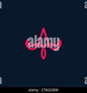 AW-Logo-Symbol. Buchstabe AW Symbol Vektor Stock Vektor