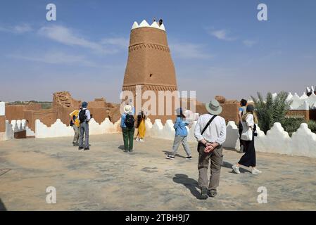 Ushaiger Heritage Village in Saudi-Arabien Stockfoto