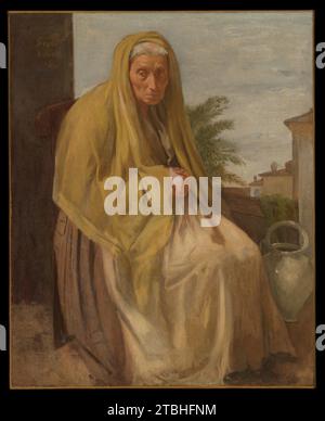 Die alte italienische Frau 1966 von Edgar Degas Stockfoto