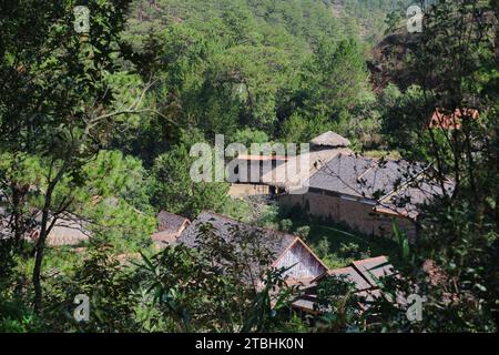 17. November 2022: Panoramablick auf die Stadt Da Lat, Provinz Lam Dong, Vietnam Stockfoto