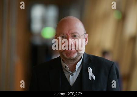 Edinburgh Schottland, Vereinigtes Königreich 07. Dezember 2023. Patrick Harvie MSP im schottischen Parlament. Credit sst/alamy Live News Stockfoto