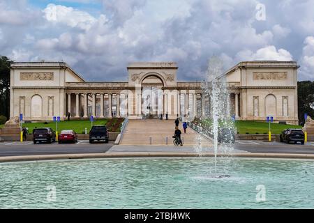 San Francisco, Kalifornien, USA - 12-02-2023: Außenansicht des Palace of the Legion of Honor, einem Kunstmuseum in San Francisco, CA. Stockfoto