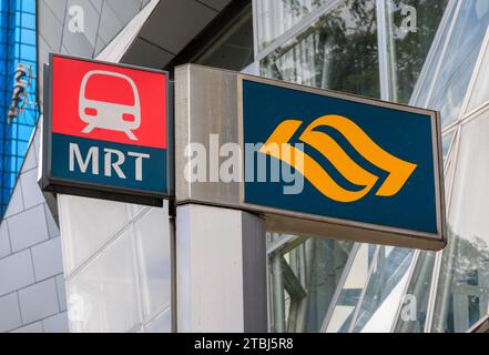 NS22 Orchard MRT Station, Orchard Road' Singapur Stockfoto