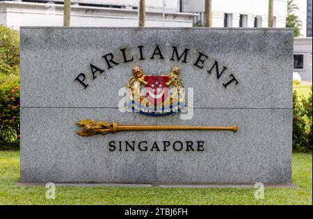 Parlament-Haus, Singapur Stockfoto