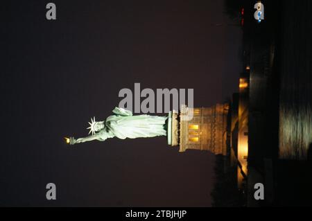 Statue of Liberty von der Staten Island Fähre Stockfoto