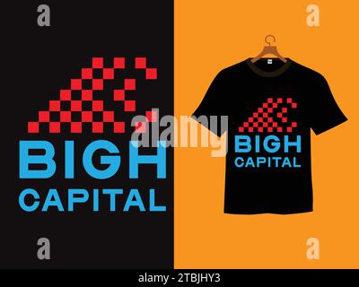 Modernes und kreatives T-Shirt-Design mit Sommersaison Stock Vektor