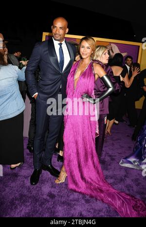 LOS ANGELES, KALIFORNIEN - DEZEMBER 06: (L-R) Boris Kodjoe und Nicole Ari Parker nehmen an der Weltpremiere von Warner Bros. Teil. „The Color Lila“ bei Acade Stockfoto