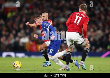 Manchester, Großbritannien. Dezember 2023. Cole Palmer aus Chelsea während des Premier League-Spiels in Old Trafford, Manchester. Der Bildnachweis sollte lauten: Gary Oakley/Sportimage Credit: Sportimage Ltd/Alamy Live News Stockfoto