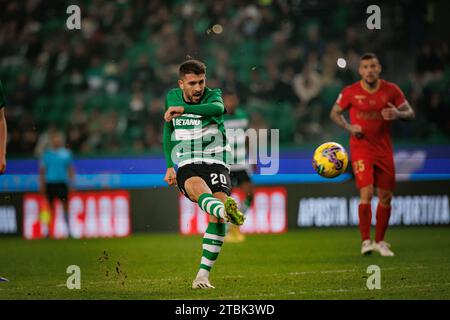 Paulinho während der Liga Portugal 23/24 zwischen Sporting CP und Gil Vicente FC, Estadio Jose Alvalade, Lissabon, Portugal. (Maciej Rogowski) Stockfoto