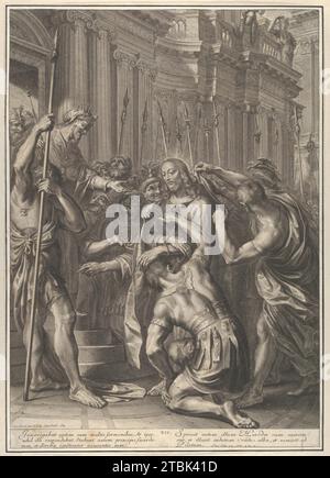 Christus vor Herodes, aus der Passion Christi, Platte 12 1953 von Gregoire Huret Stockfoto