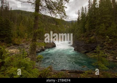 Blauer und grüner Fraser River in British Columbia Stockfoto