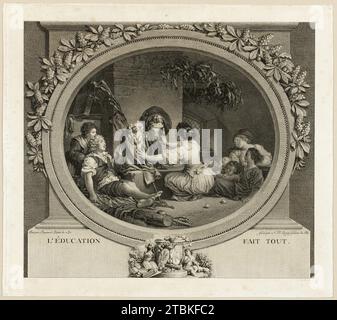 Bildung ist alles, 1791. Stockfoto