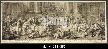 Maria Magdalena wäscht Jesu Füße, 1787. Stockfoto