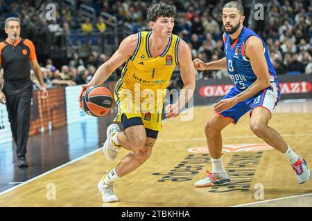 Berlin, Deutschland 07. Dezember 2023: Basketball EuroLeague - 2023/2024 - Alba Berlin gegen Anadolu Efes Istanbul im Bild: Gabriele Procida (Alba Berlin) Stockfoto