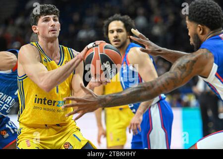 Berlin, Deutschland 07. Dezember 2023: Basketball EuroLeague - 2023/2024 - Alba Berlin gegen Anadolu Efes Istanbul im Bild: Gabriele Procida (Alba Berlin) Stockfoto