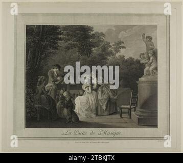 La Partie de Musique, n.d. Stockfoto