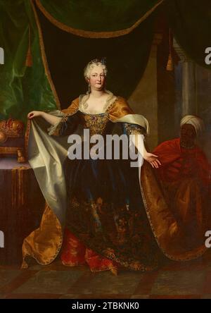 Elisabeth Christine von Braunschweig-Wolfenb&#xfc;ttel, 1730. Elisabeth wurde 1691 in Braunschweig geboren und heiratete 1708 den späteren Kaiser Karl VI., der damals als König Karl III. Bekannt war Stockfoto